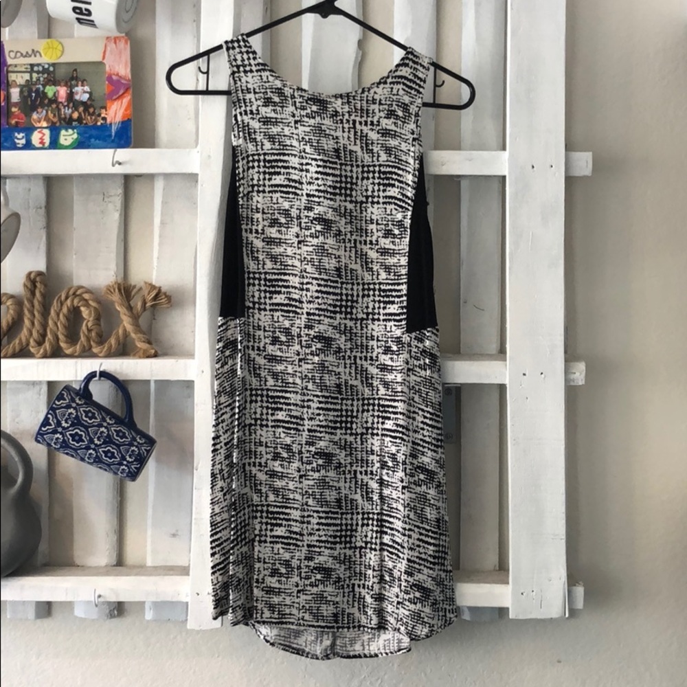 Black and white dress